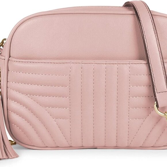 Quilted Crossbody Bags for Women - Stylish Camera Bag with Tassel - Lightweight - Picture 1 of 7